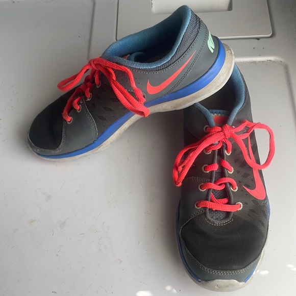 Nike flex trainer 3 armory gray blue running athletic shoes women’s size 7 - Picture 3 of 10